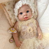 [Sofia] 20'' Lifelike Full Silicone Newborn Baby Doll | Drink & Pee Function