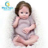 [Elizabeth] 18'' Realistic Full Silicone Reborn Baby