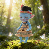 8Inch Cute Mini Full Silicone Avatar Dolls Close Eyes