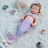 Adorable Squishy 12Inch Full Silicone Mermaid Gift