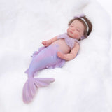Adorable Squishy 12Inch Full Silicone Mermaid Gift