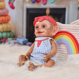 Vollsilikon-Reborn-Schwein-Spielzeug, Simulation weiches Silikon-Schweinspielzeug für Mädchen und Jungen