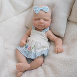 8'' Reborn Mini Silicone Baby Dolls Open Mouth No Drink Wet System