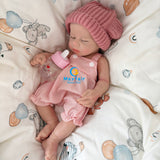 [Luke] 16‘’ Realistic Full Silicone Reborn Doll With Drink & Wet System