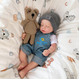 [Luke] 16‘’ Realistic Full Silicone Reborn Doll With Drink & Wet System