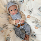 [Aubrey] 18 Inches Open Eyes Realistic Full Body Silicone Baby Girl | Drink & Wet System