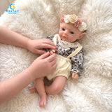 [Owen] 18'' realistische Babypuppe aus Silikon