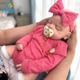 [Victoria] Muñeca recién nacida realista de 22 pulgadas, bebé de silicona