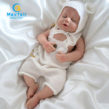 main photo of 18 inch full body silicone baby doll