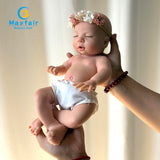 [Bella] 13'' Lifelike Full Silicone Reborn Baby | Drink & Pee Function