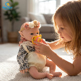 [Owen] 18'' realistische Babypuppe aus Silikon