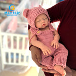 18 inch silicone baby doll boy in the arms